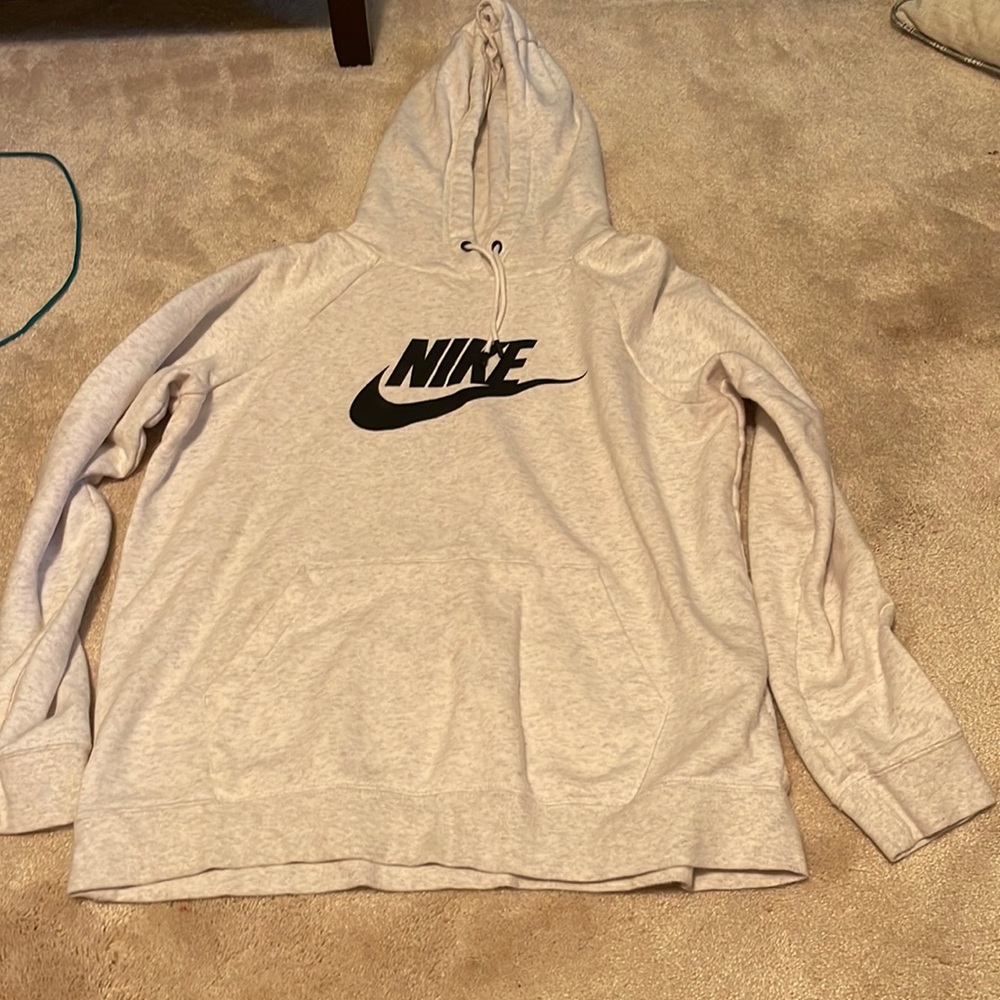 Nike white sweatshirt
